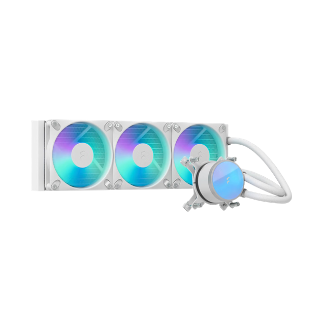 Fractal Design Radius 360 RGB AIO CPU Cooler, White